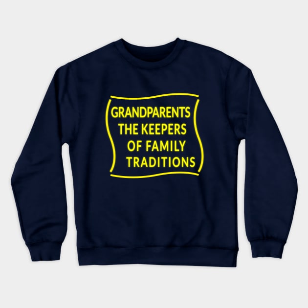 Preserving Legacy: Grandparents-Inspired Crewneck Sweatshirt by EKSU17